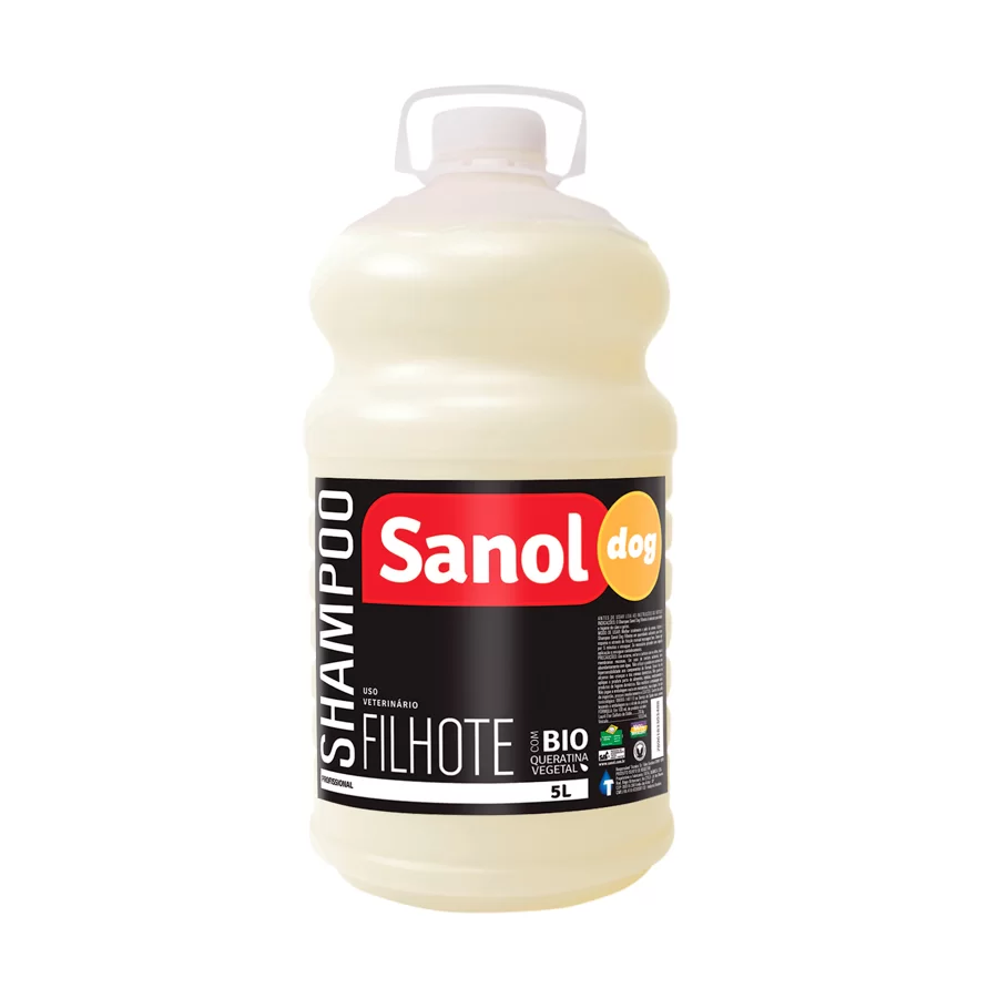 SHAMPOO PARA CÃES FILHOTE 5L - SANOL DOG