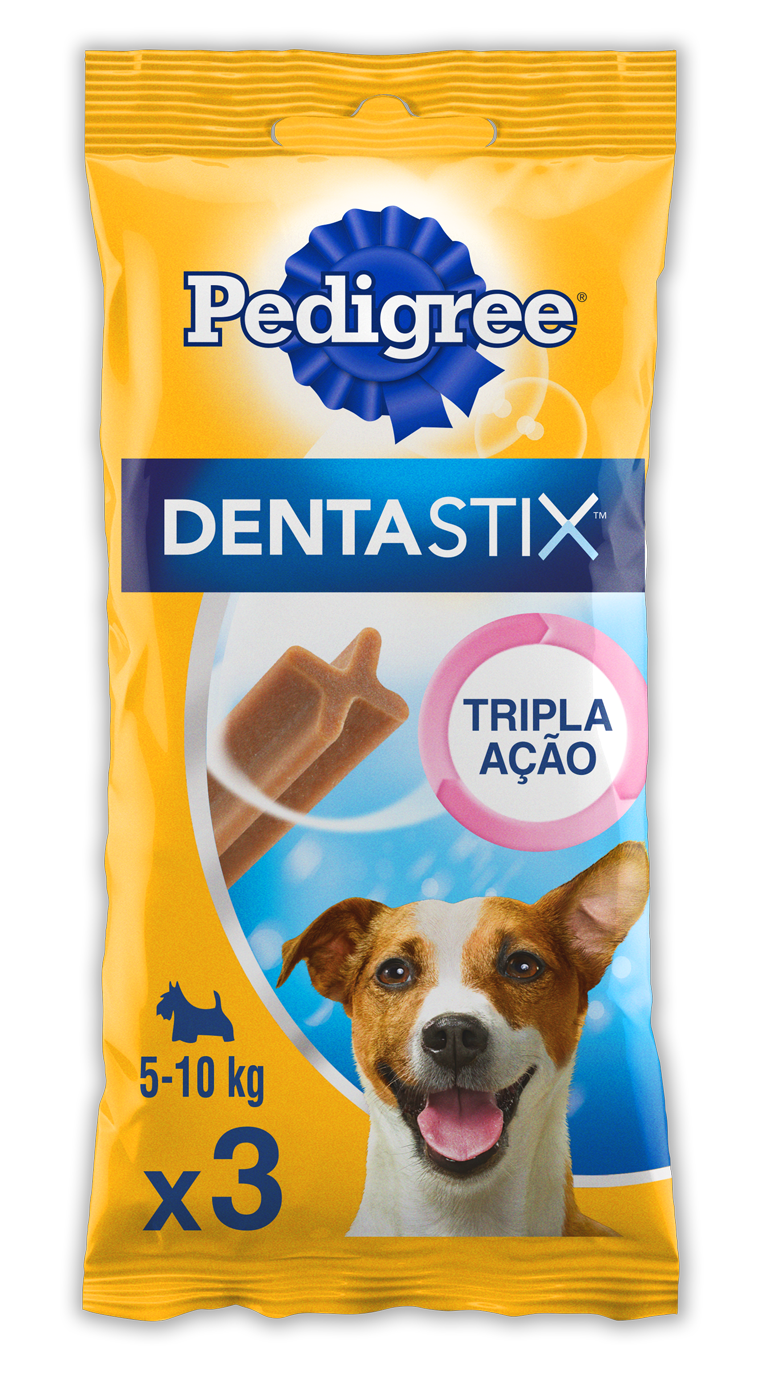 PETISCO PEDIGREE DENTASTIX CUIDADO ORAL PARA CÃES ADULTOS RAÇAS PEQUENAS 3 UNIDADES