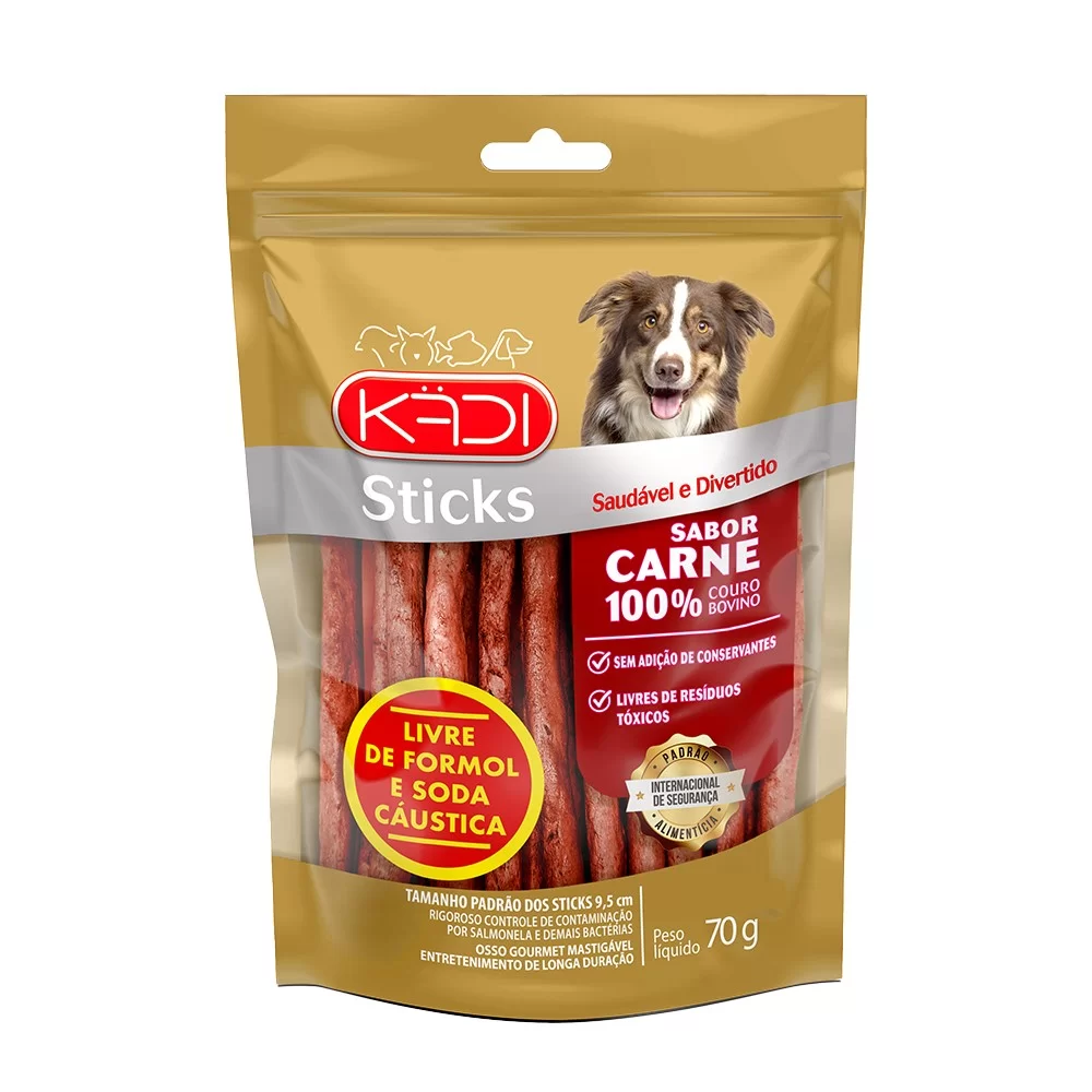 STICKS PARA CÃES KADI SABOR CARNE 70G - KADI