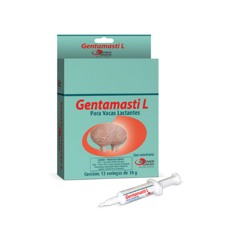 ANTIMICROBIANO PARA VACAS LACTANTES GENTAMASTIL 10G - AGENER UNIÃO