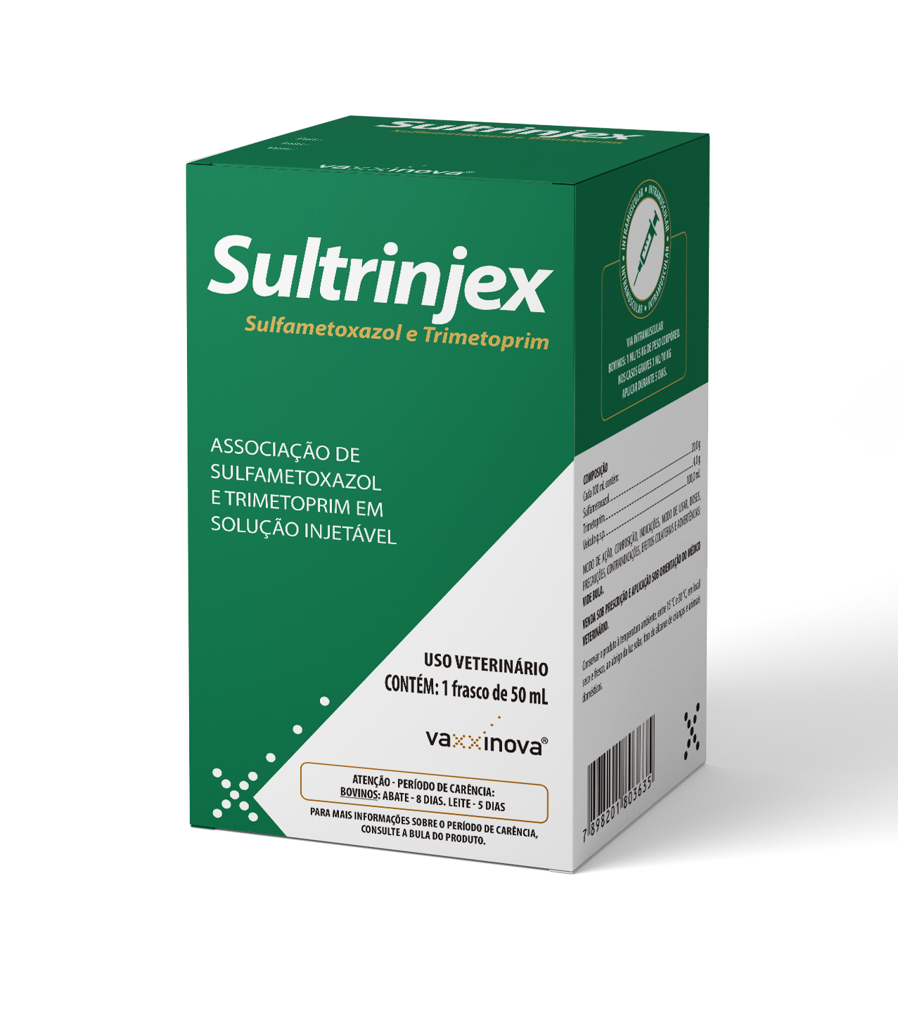 TRATAMENTO DE INFECÇÕES EM BOVINOS SULTRINJEX 50ML - BIOVET