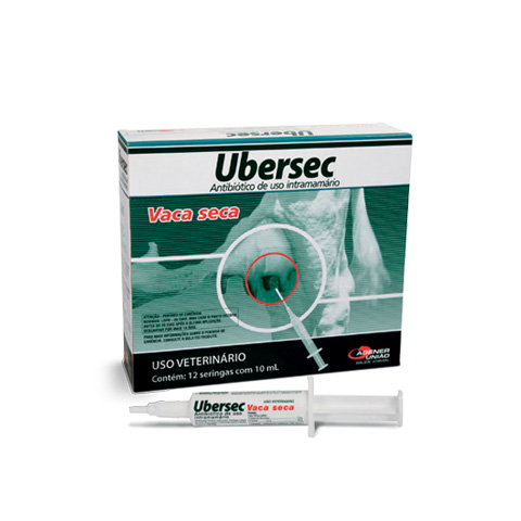 ANTIBACTERIANO UBERSEC SUS INTRAMAMARIA 10ML - AGENER UNIÃO