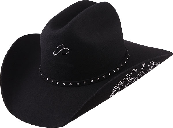 CHAPÉU ARIZONA QUEEN PRETO TAMANHO 57 12484 - PRALANA