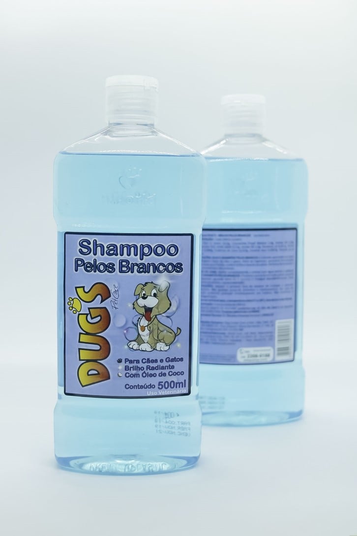 SHAMPOO PELOS BRANCOS PARA CÃES E GATOS 500ML - DUG S