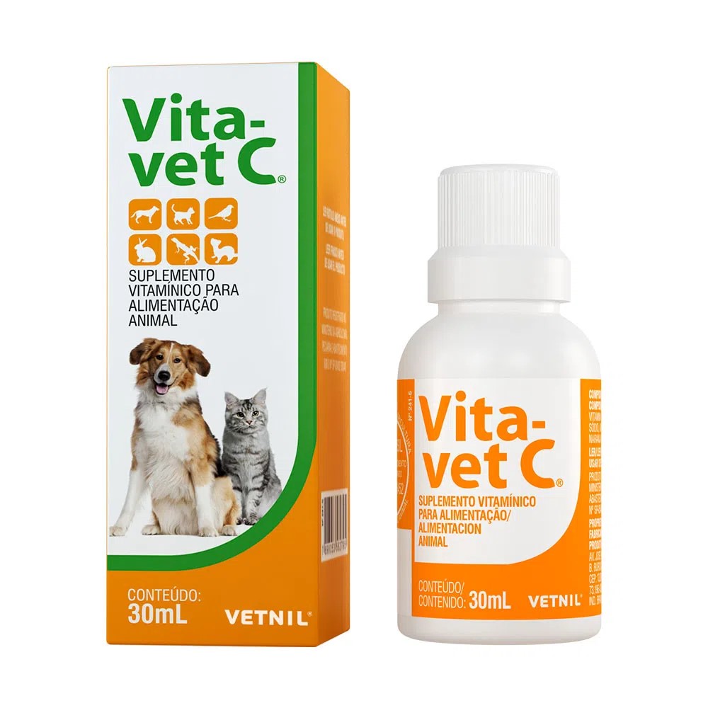 SUPLEMENTO VITAMÍNICO PET VITA-VET C 30ML - VETNIL