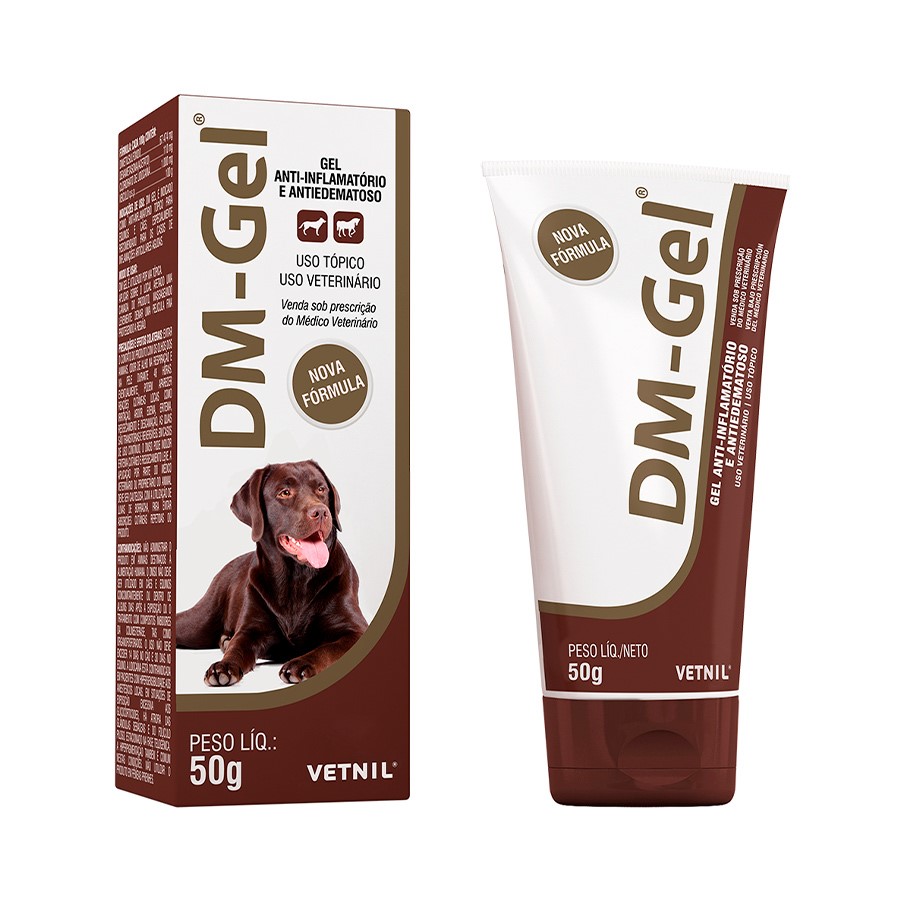 GEL ANTI-INFLAMATÓRIO PARA EQUINOS E CÃES DM GEL 50G - VETNIL