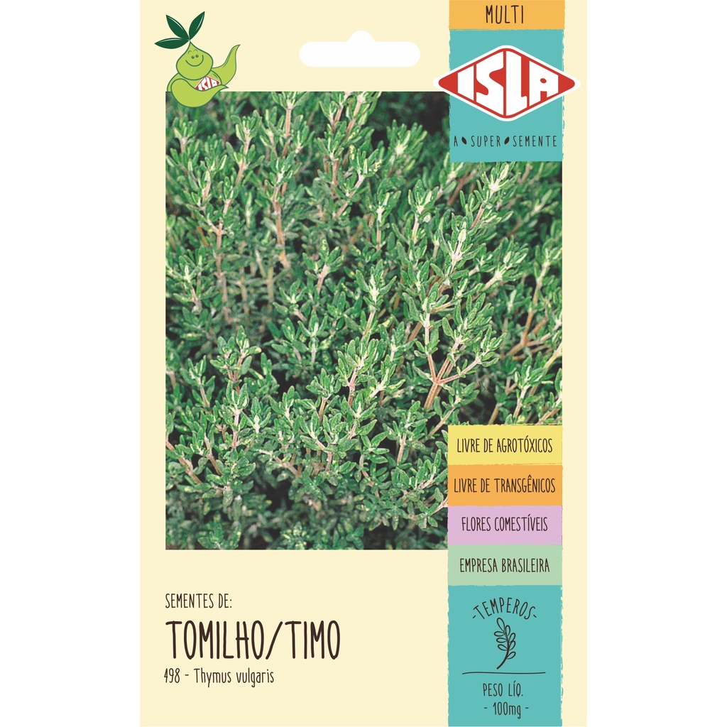 SEMENTE DE TOMILHO TIMO 100MG - ISLA
