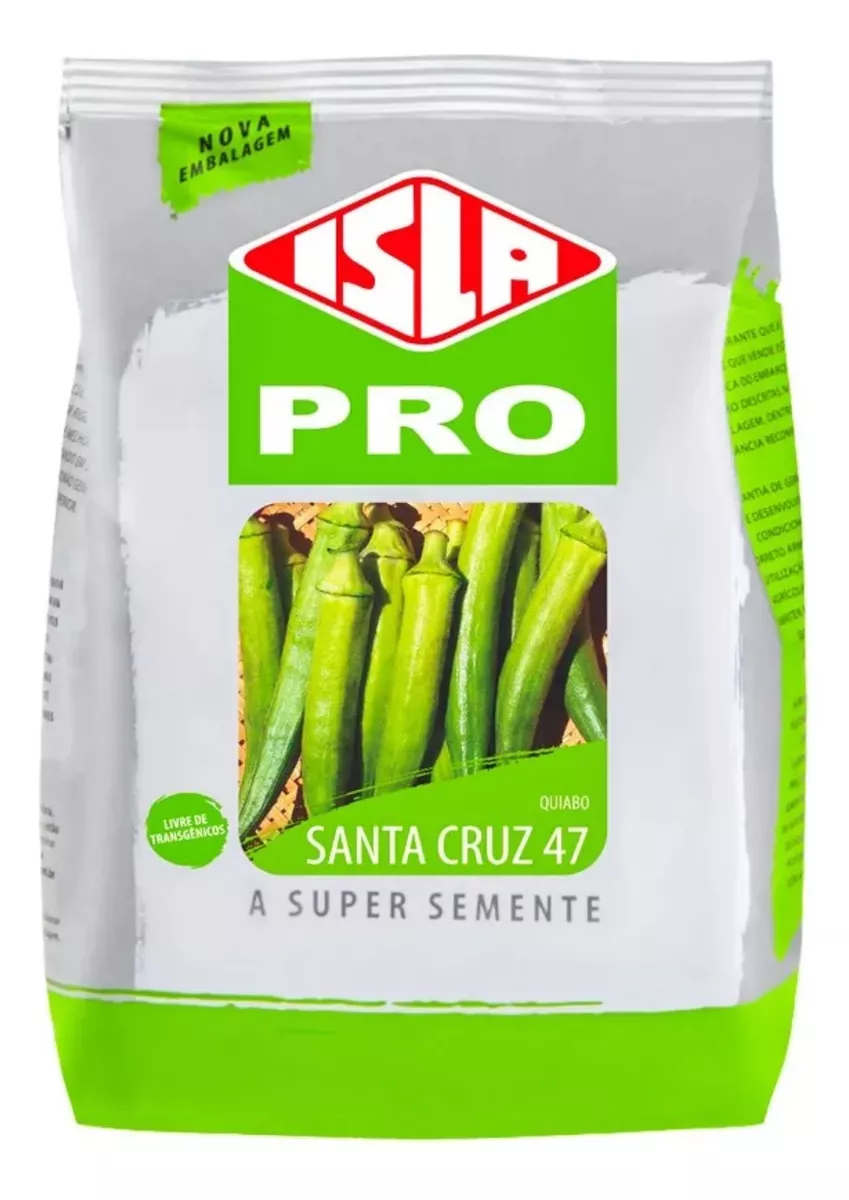 SEMENTE DE QUIABO SANTA CRUZ 47 100G - ISLA