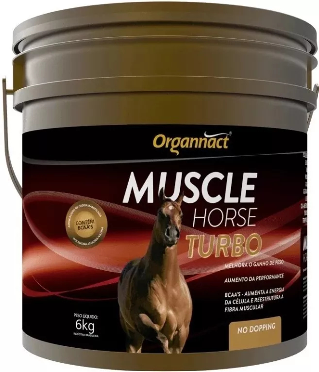 SUPLEMENTO MUSCLE HORSE TURBO 6KG - ORGANNACT