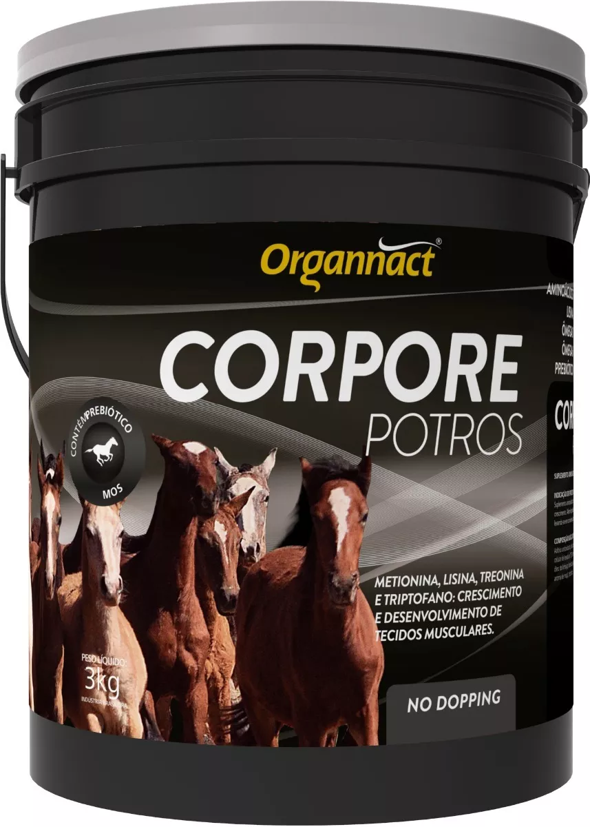 SUPLEMENTO CORPORE POTROS 3KG - ORGANNACT