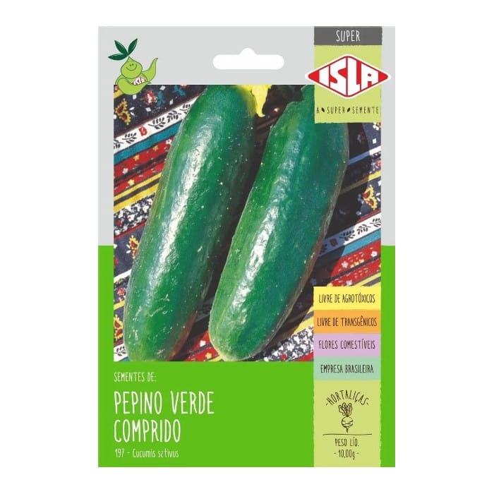 HORT PEPINO VERDE COMPRIDO 10G