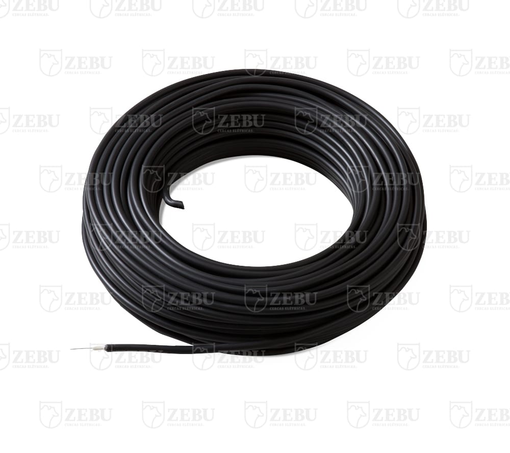 CABO SUBTERRÂNEO DE 6MM ROLO COM 50M - ZEBU