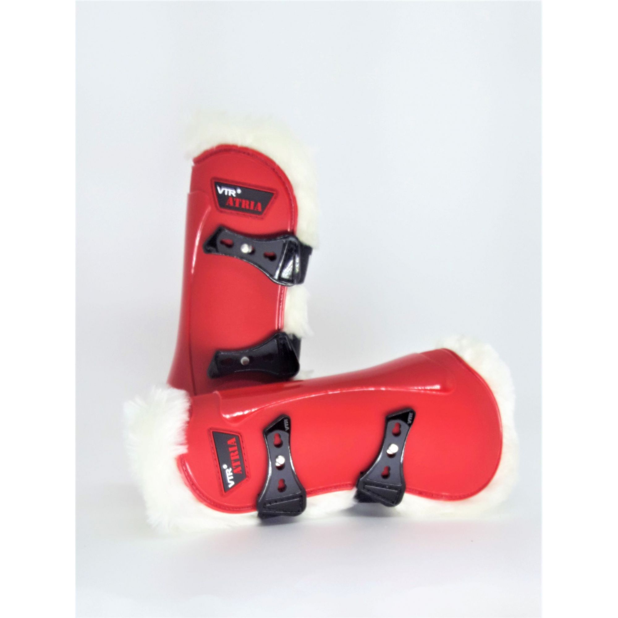 CANELEIRA OMNIA DE PINO EM INOX COM LÃ SINTÉTICA VERMELHA - VTR