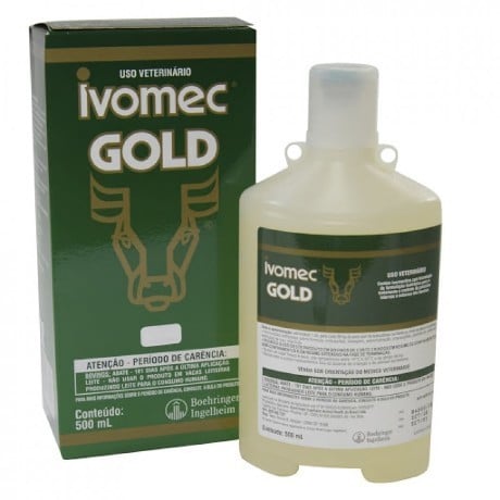 ANTIPARASITÁRIO 3,15% IVERMECTINA INJETÁVEL IVOMEC GOLD 500ML - BOEHRINGER