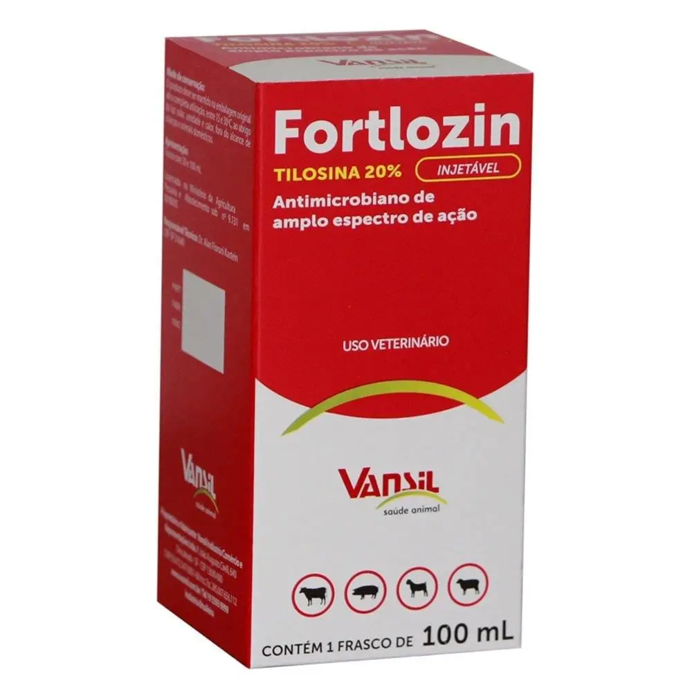 ANTIBIÓTICO USO INJETÁVEL FORTLOZIN 100ML - VANSIL