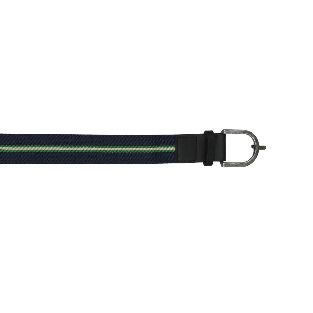 CINTO ELÁSTICO INSTEP MARINHO E VERDE 85CM - KAUANA