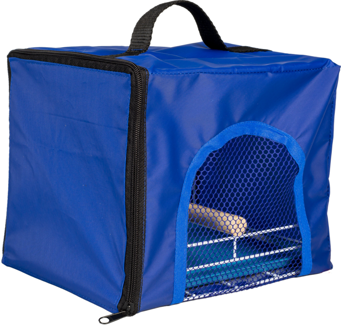 BOLSA TRANSPORTE PARA CALOPSITAS AZUL