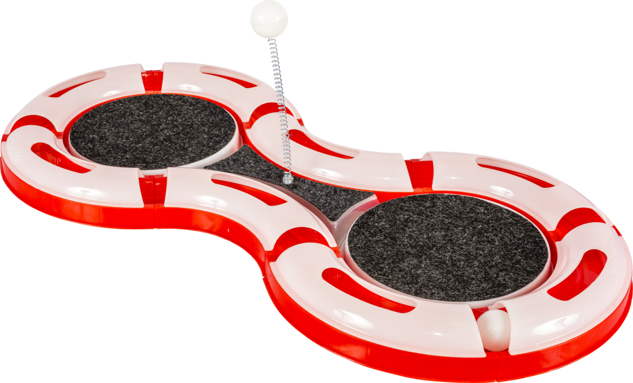 ARRANHADOR CAT GP VERMELHO COM GUIZO - 8 PARTES