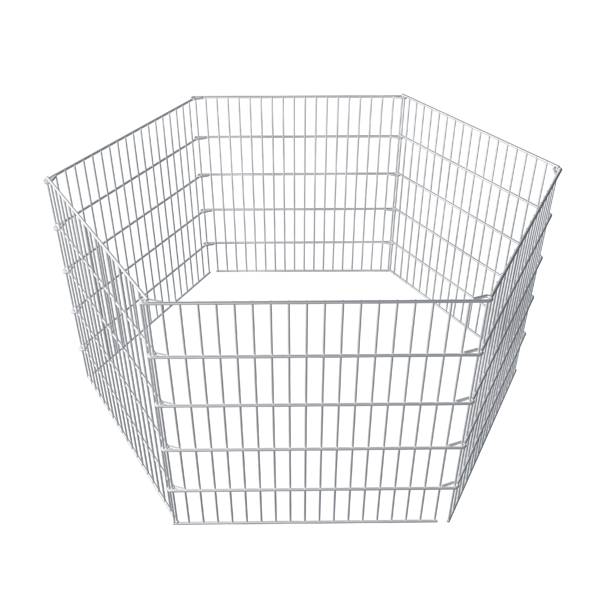 CERCADO ARAMADO PARA CÃES MÉDIO - 6 PARTES