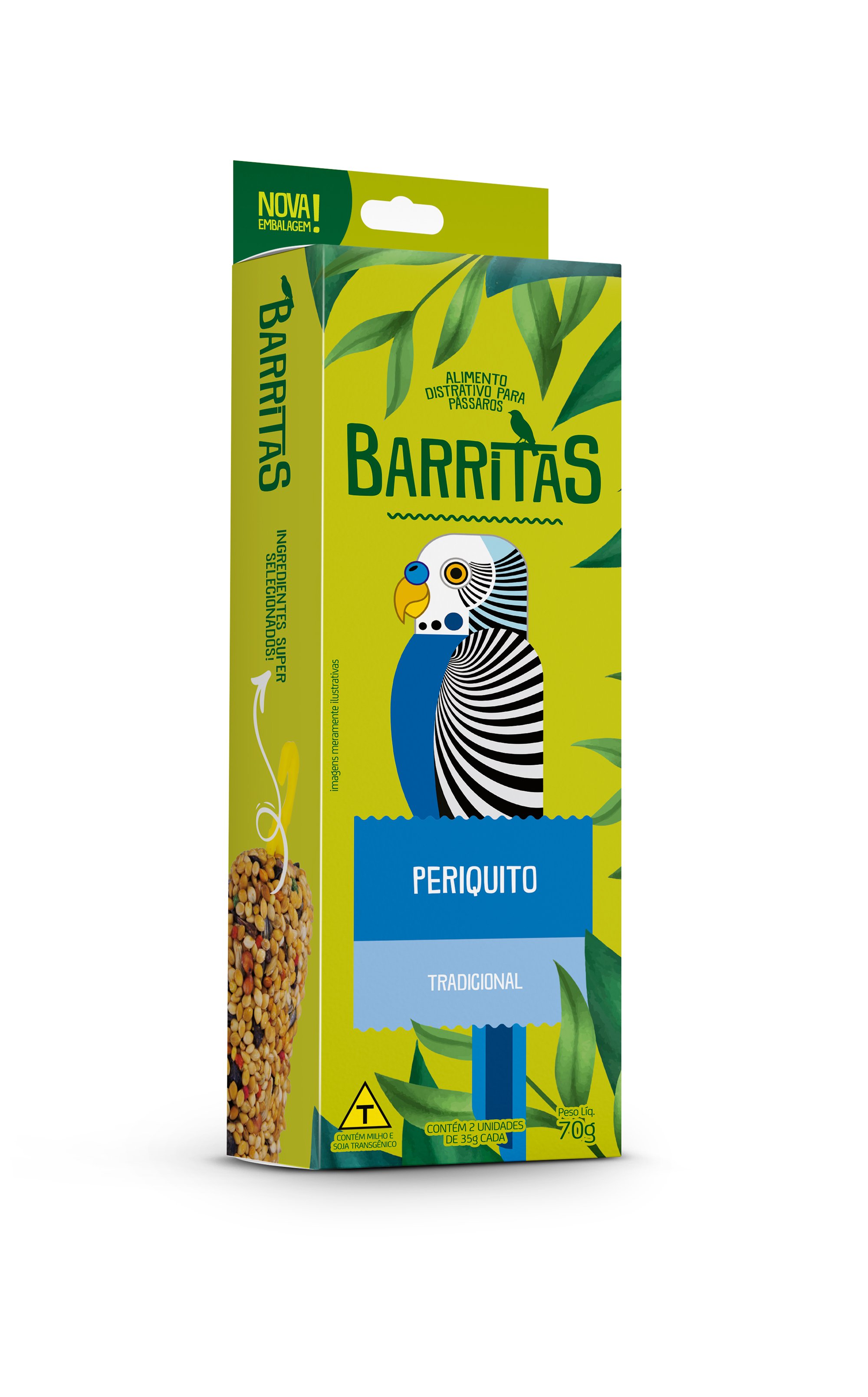 BASTÃO DE SEMENTES BARRITAS PERIQUITO 70G - ZOOTKENA