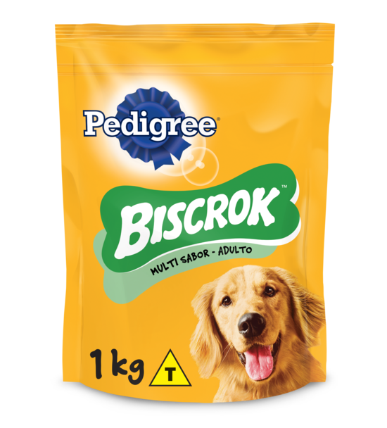 BISCOITO PEDIGREE BISCROK PARA CÃES ADULTOS MULTI 1KG