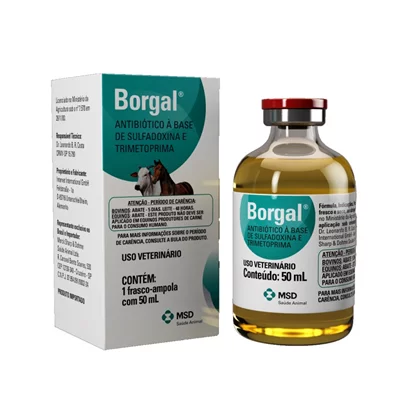 ANTIBIÓTICO INJETÁVEL BORGAL 50ML - MSD