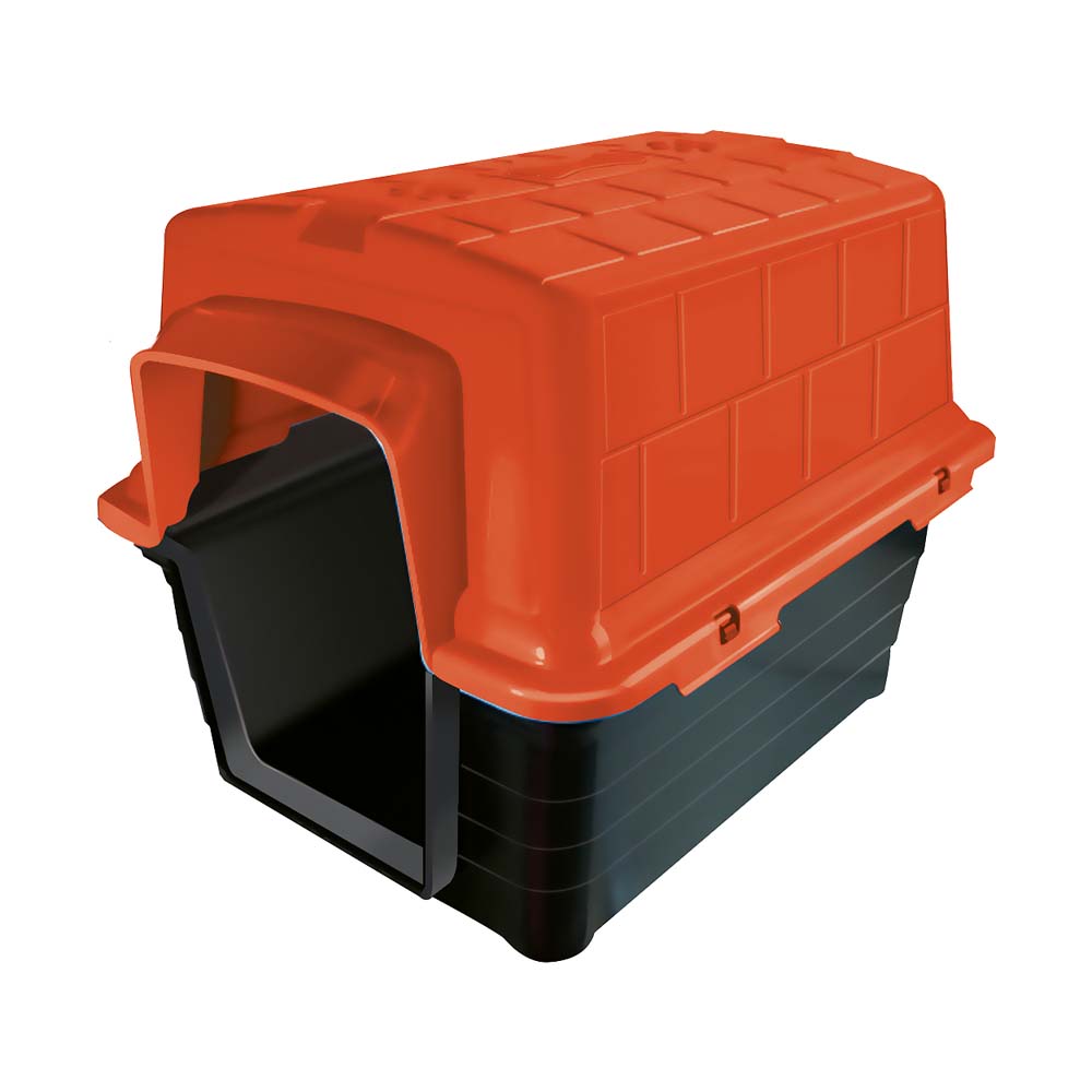 CASINHA PLÁSTICA 2 EM 1 LINHA EXPORT PET N°5 VERMELHA - FURACÃO PET