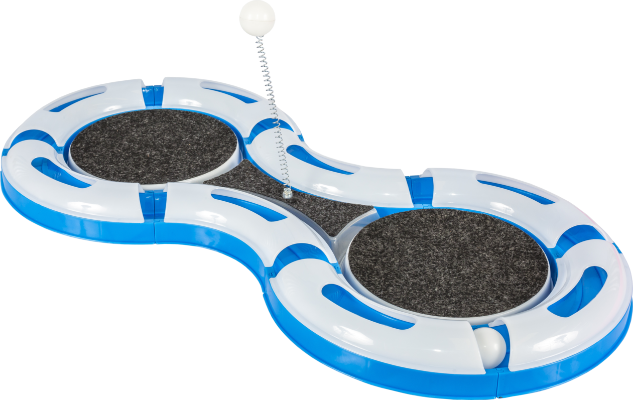 ARRANHADOR CAT GP AZUL COM GUIZO - 8 PARTES