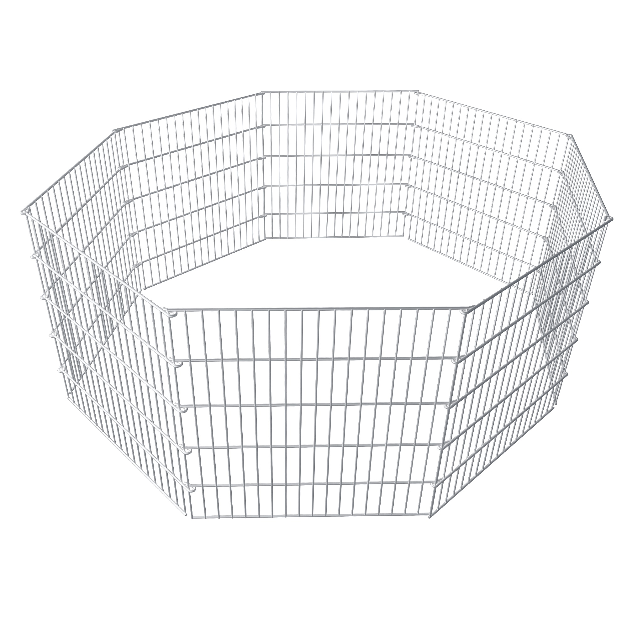 CERCADO ARAMADO PARA CÃES MÉDIO - 8 PARTES