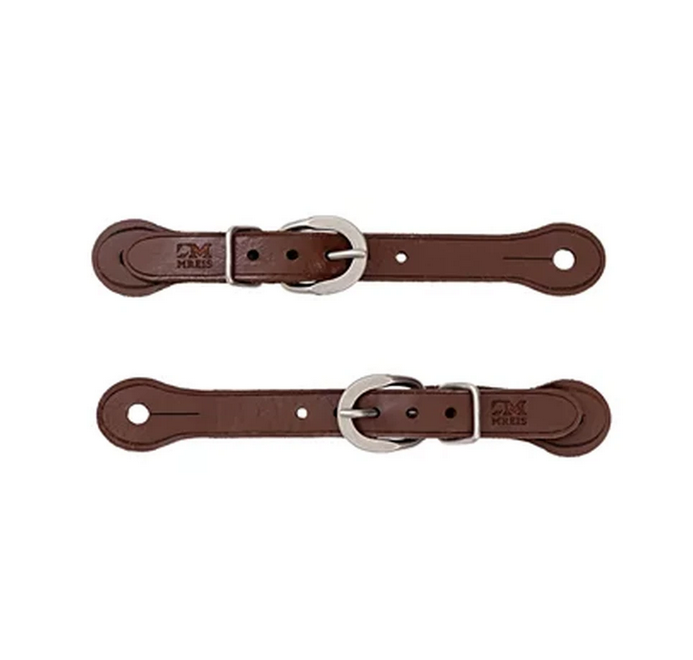 CORREIA DE ESPORA INFANTIL DE COURO COM FIVELA EM INOX - MREIS