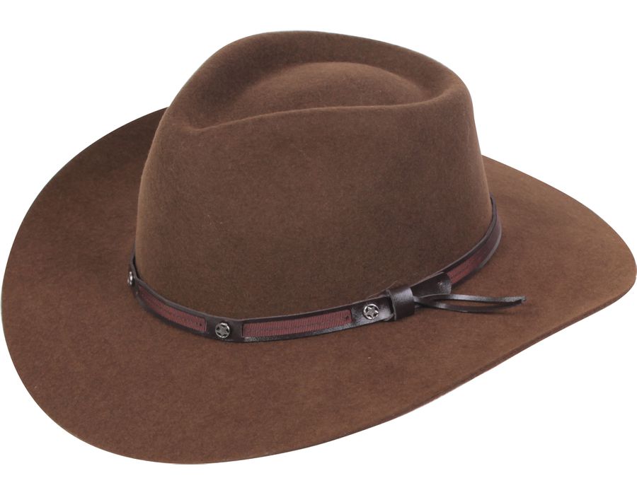 CHAPÉU CAVALGADA CLASSIC CAMPO IV 5X CAFÉ TAMANHO 55 11273 - PRALANA