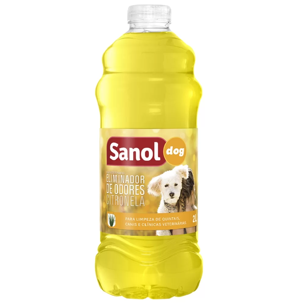 ELIMINADOR DE ODORES SANOL DOG CITRONELA PARA AMBIENTES 2L