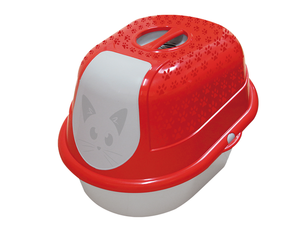 BANHEIRO CAT TOALETE VERMELHO - FURACÃO PET