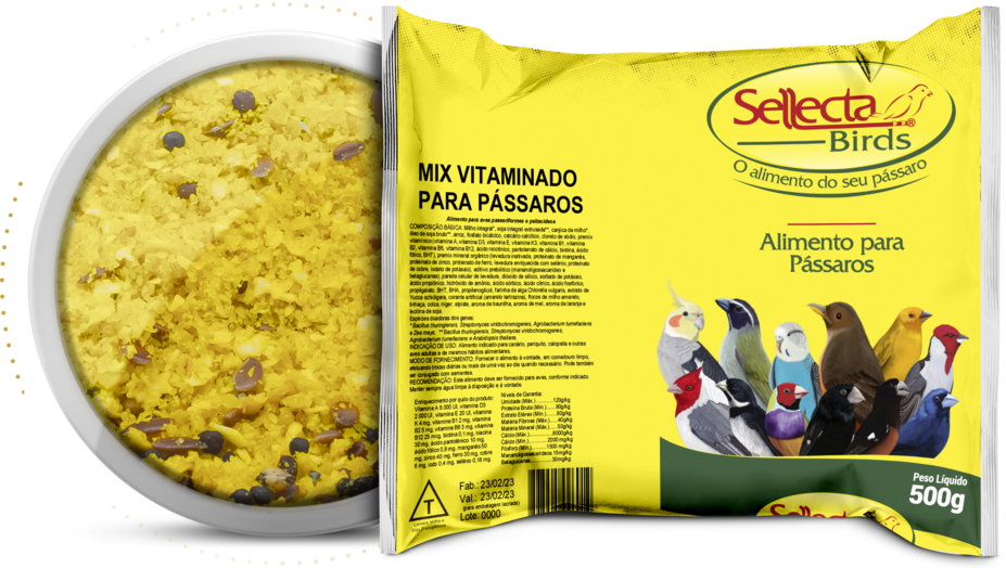 MIX VITAMINADO AMARELO 500G - SELLECTA