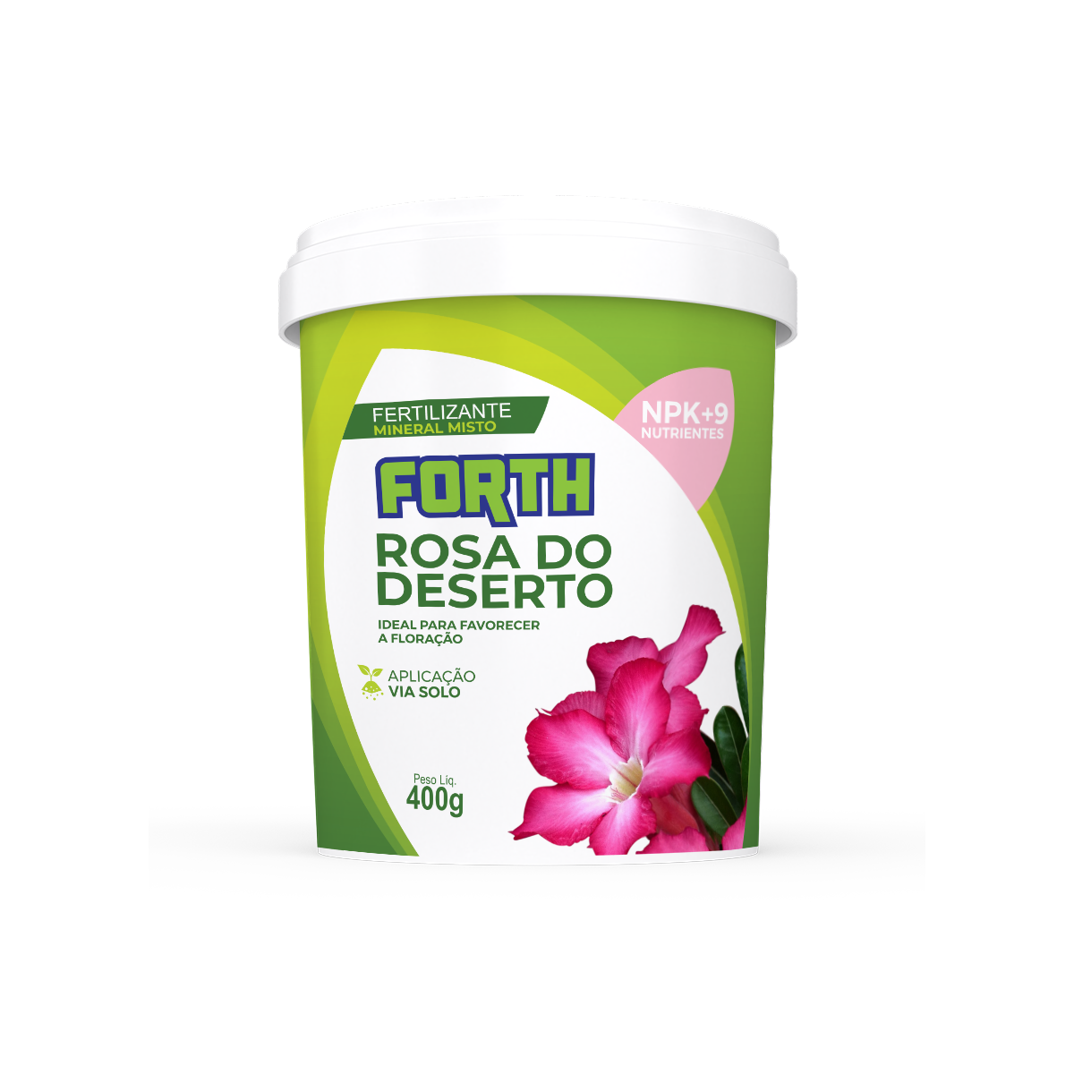 FERTILIZANTE MINERAL MISTO FORTH ROSA DO DESERTO 400G