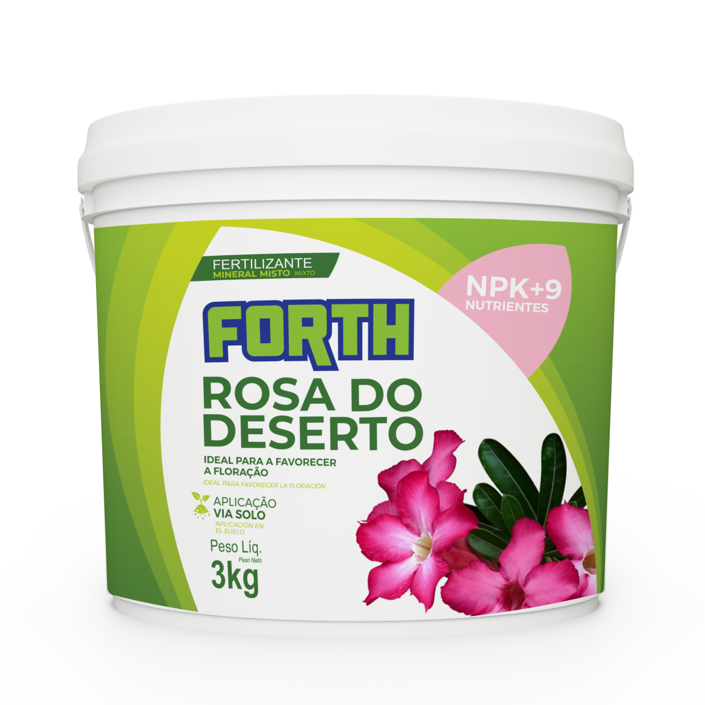 FERTILIZANTE MINERAL MISTO FORTH ROSA DO DESERTO 3KG