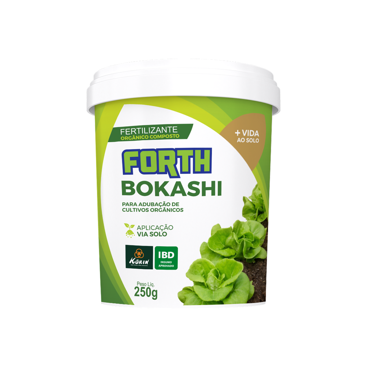 FERTILIZANTE ORGÂNICO COMPOSTO FORTH BOKASHI 250G