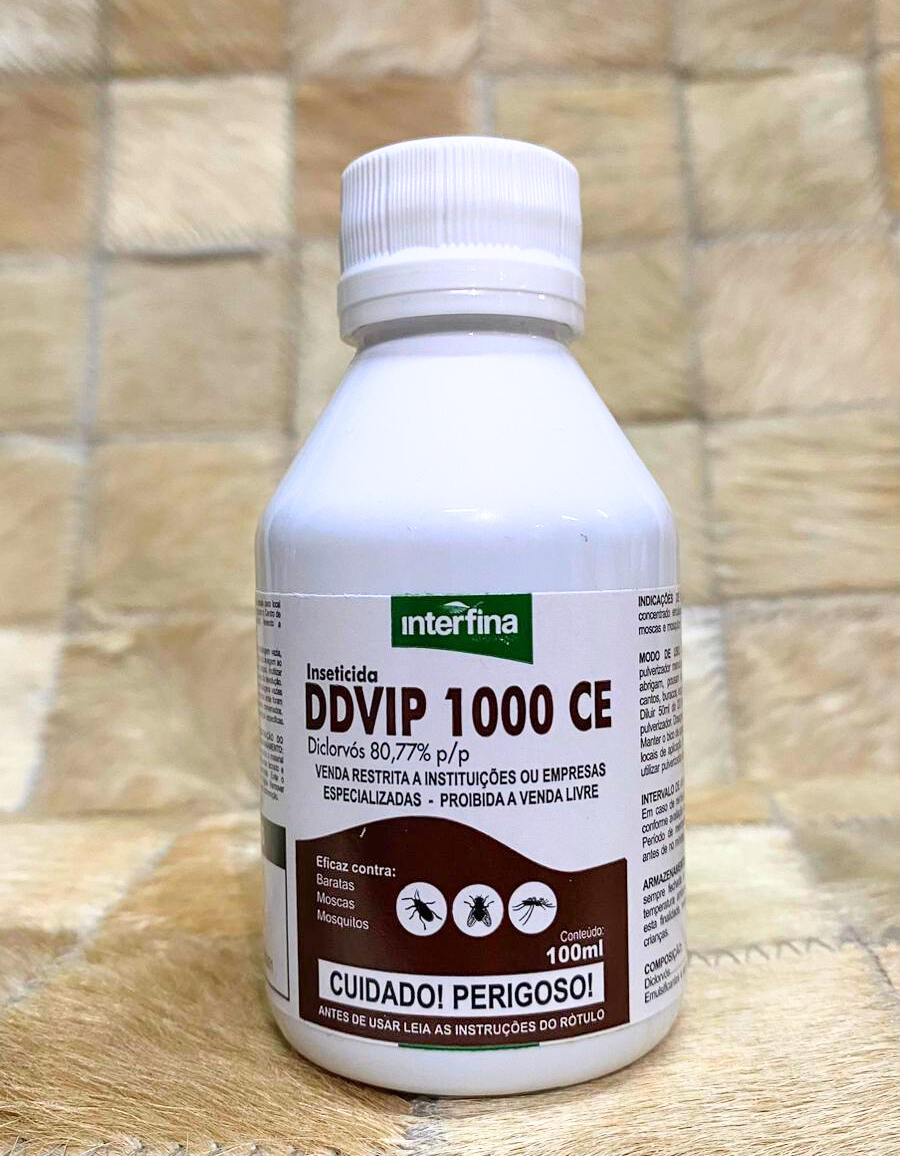 INSETICIDA LÍQUIDO DDVIP 100 CE 100ML - INTERFINA