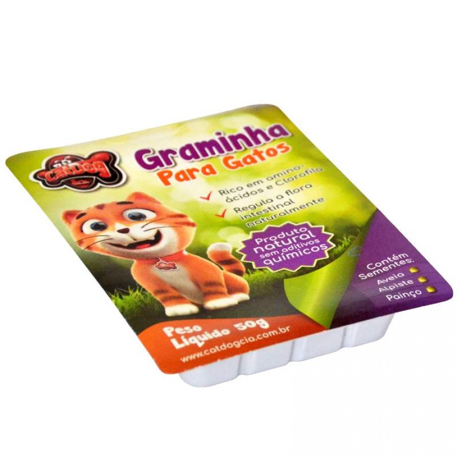 GRAMINHA PARA GATOS NATURAL 50G