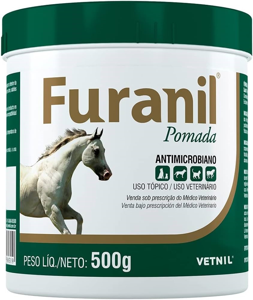 ANTIMICROBIANO FURANIL POMADA 500G - VETNIL