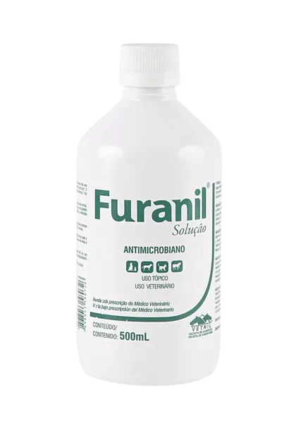 ANTIMICROBIANO FURANIL SOLUÇÃO 500ML - VETNIL