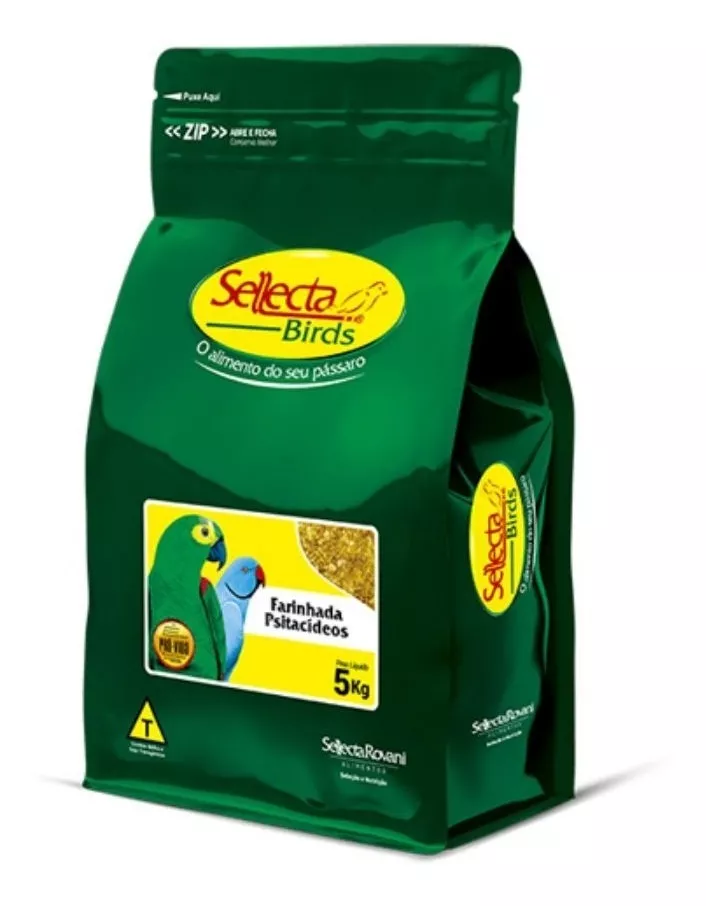 FARINHADA PSITACÍDEOS 5KG - SELLECTA