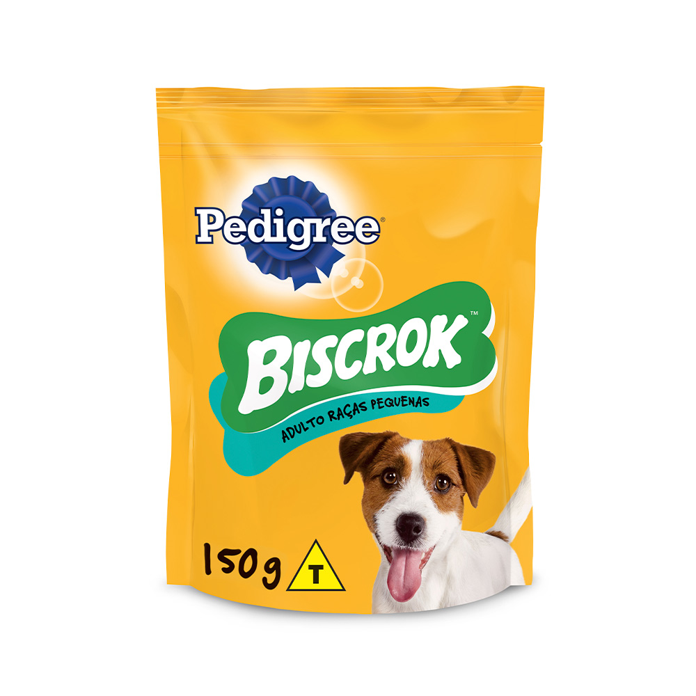 BISCOITO PEDIGREE BISCROK PARA CÃES ADULTOS RAÇAS PEQUENAS 150G