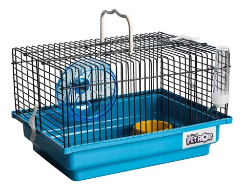 GAIOLA PARA HAMSTER BRASILEIRINHA AZUL