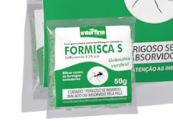 FORMICIDA EM ISCA GRANULADA FORMISCA 10G - INTERFINA