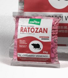 RATICIDA PELLETS PROFISSIONAL RATOZAN 25G - INTERFINA