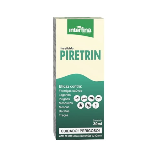 INSETICIDA CONCENTRADO PIRETRIN 30ML - INTERFINA