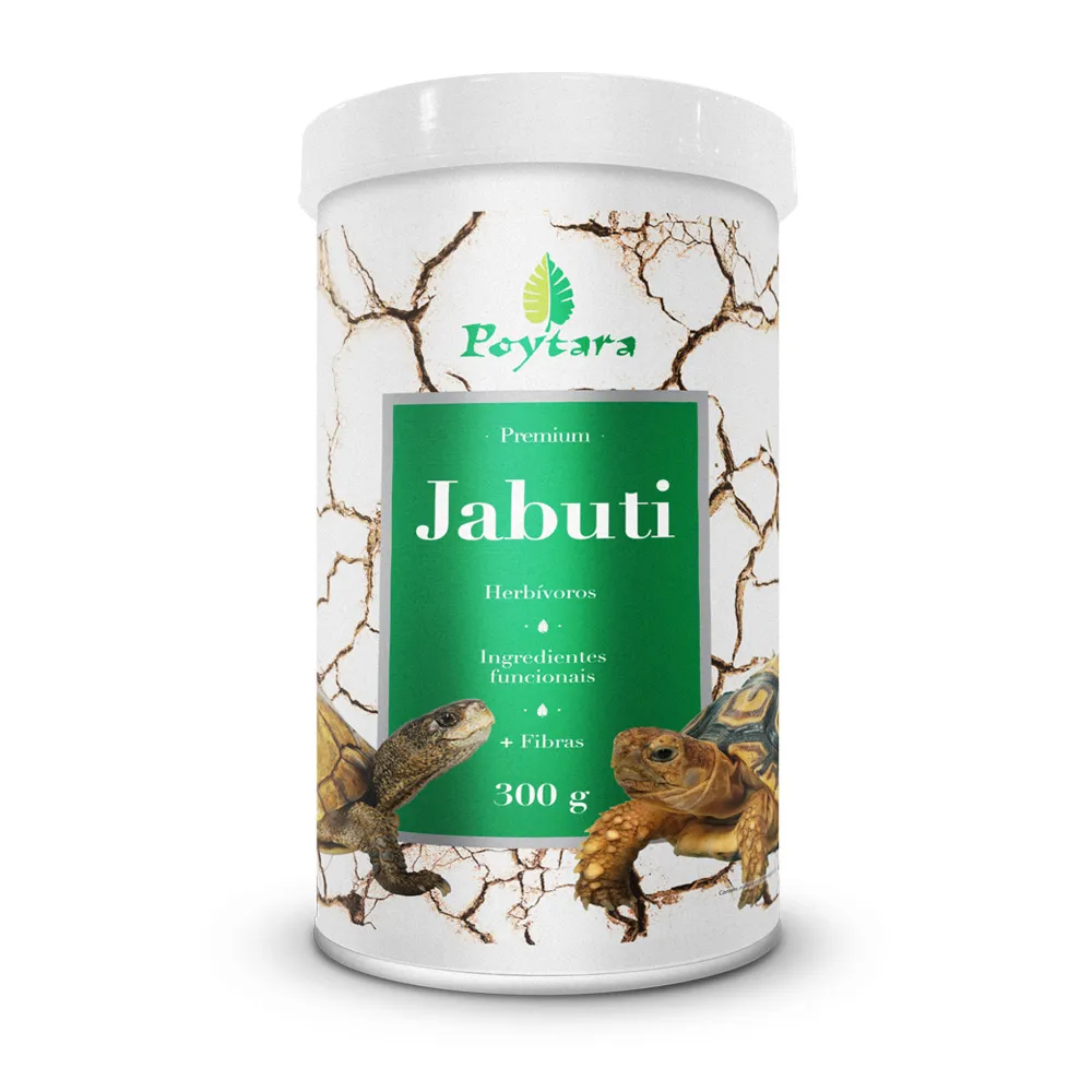 RAÇÃO PARA JABUTI 300G - POYTARA