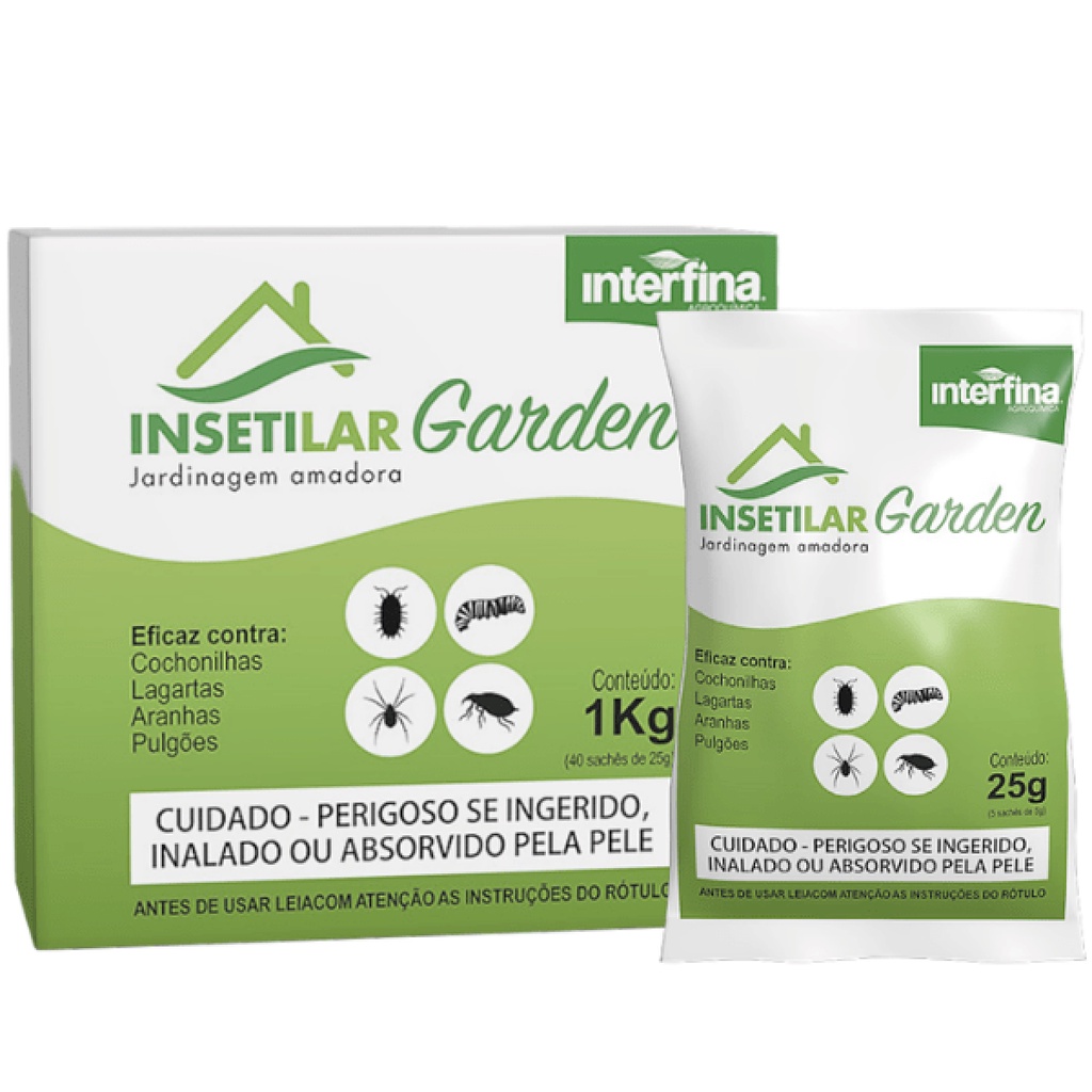 INSETICIDA INSETILAR GARDEN 25G - INTERFINA