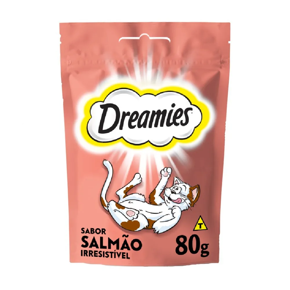 PETISCO DREAMIES SALMÃO IRRESISTÍVEL GATOS ADULTOS 40G